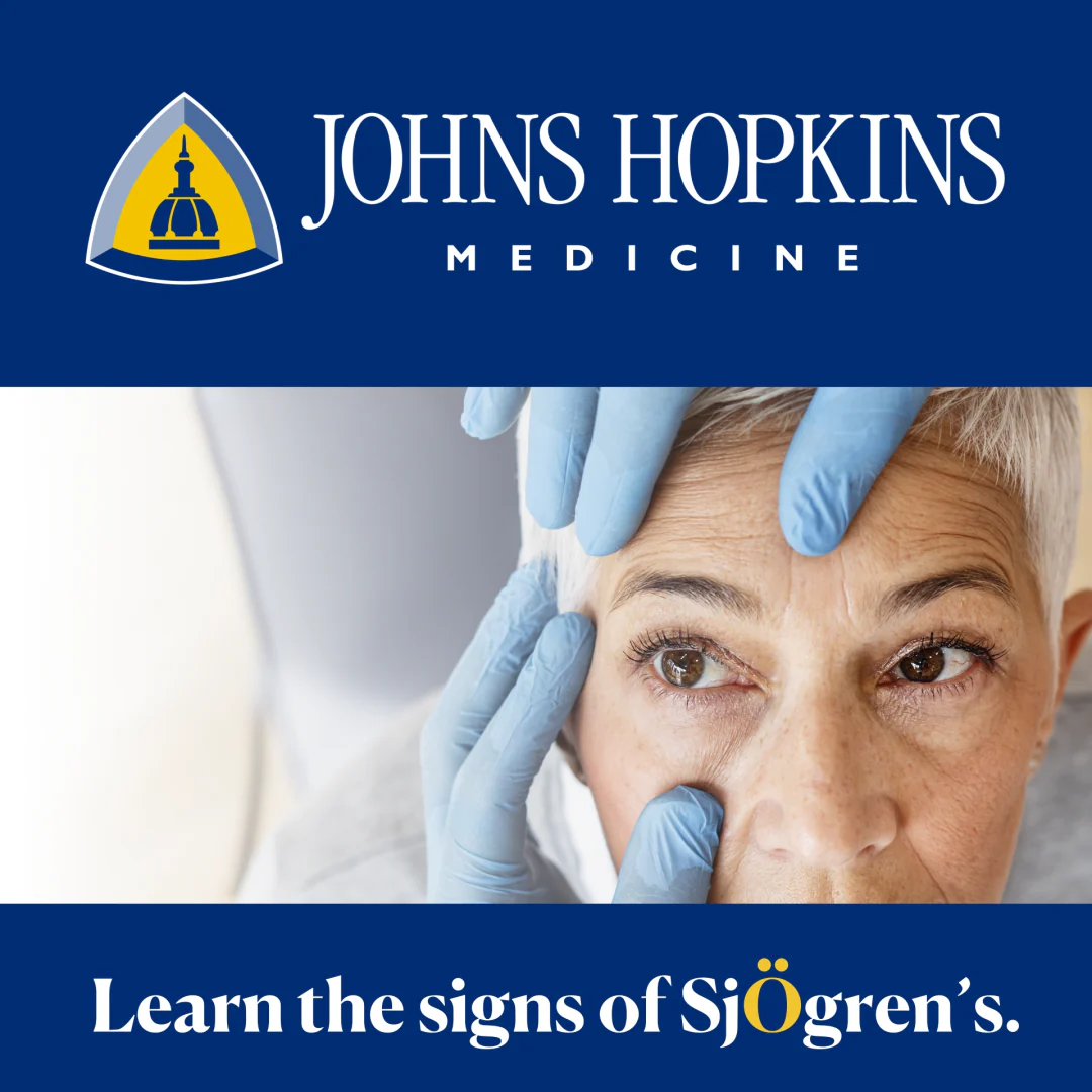 Johns Hopkins Sjogrens awareness video: clinician examining a patient eye