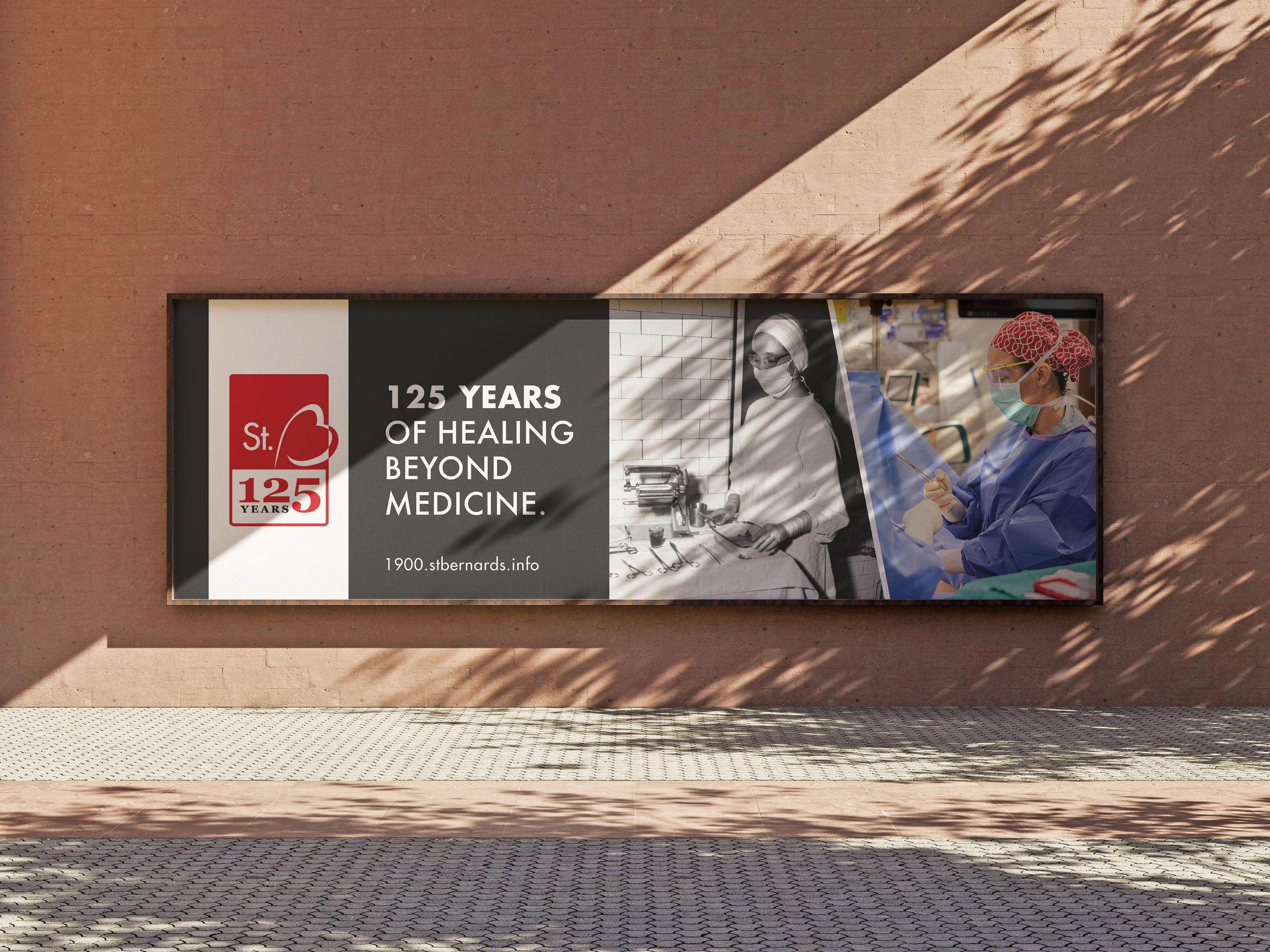 St. Bernards 125 Years: stb banner one